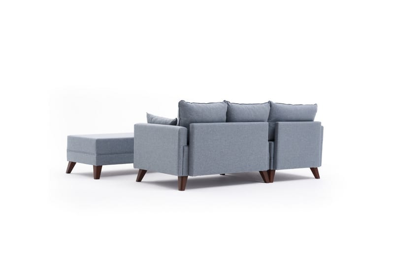 Antigua Bäddsoffa med Divan Vänster - Blå/Brun - Möbler - Soffa - Bäddsoffa