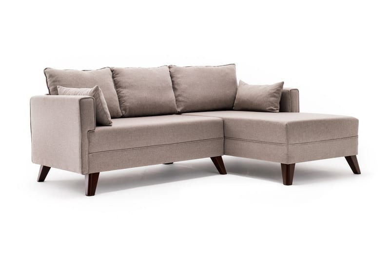 Antigua Divanbäddsoffa Höger - Beige - Bäddsoffa - Hörnbäddsoffa