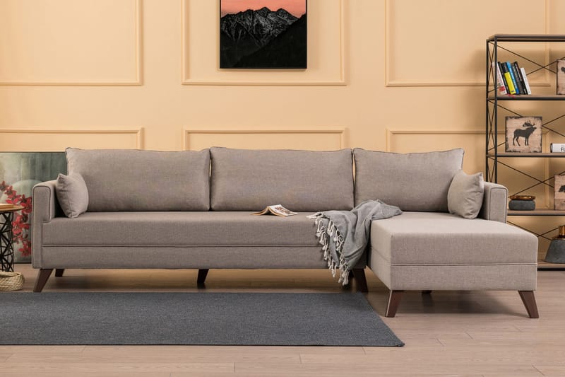 Antigua Divanbäddsoffa Höger - Beige - Möbler - Soffa - Bäddsoffa