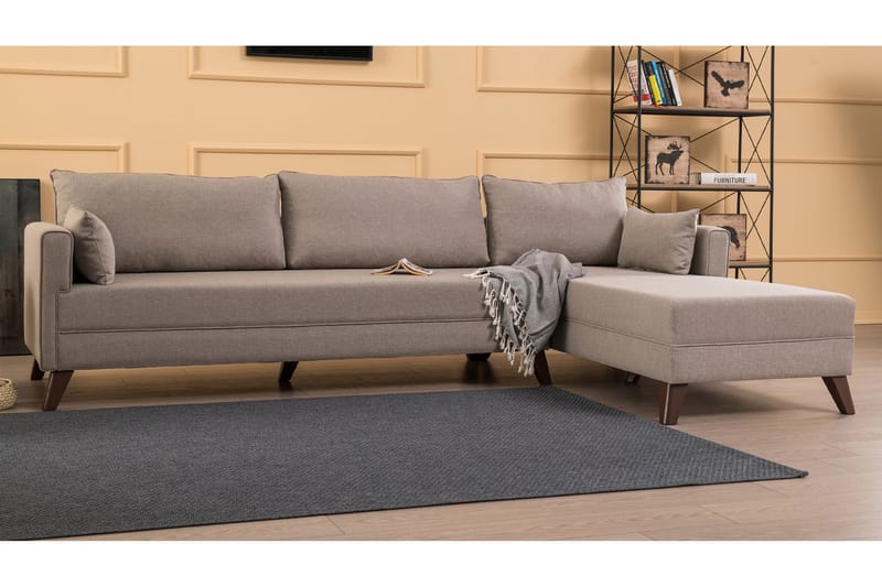 Antigua Divanbäddsoffa Höger - Beige - Möbler - Soffa - Bäddsoffa
