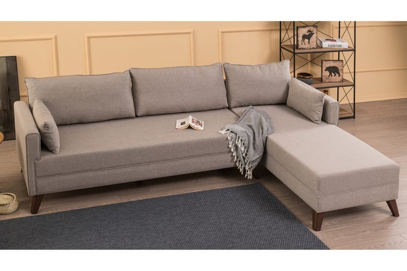 Antigua Divanbäddsoffa Höger - Beige - Möbler - Soffa - Bäddsoffa