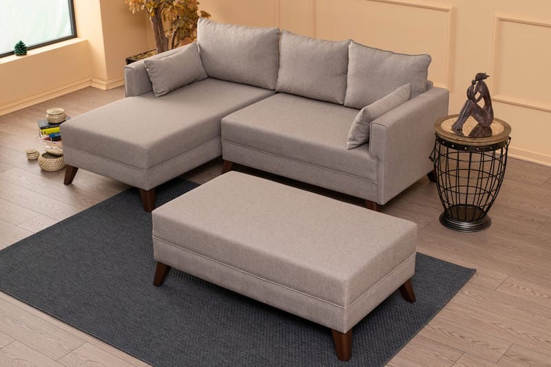 Antigua Divanbäddsoffa Vänster - Beige - Möbler - Soffa - Divansoffor & schäslongsoffa