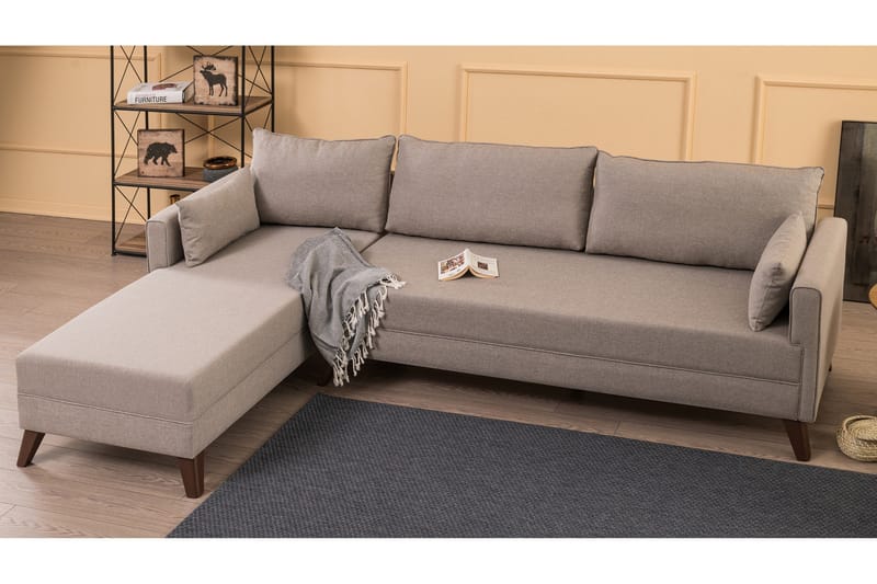 Antigua Divanbäddsoffa Vänster - Beige - Möbler - Soffa - Bäddsoffa