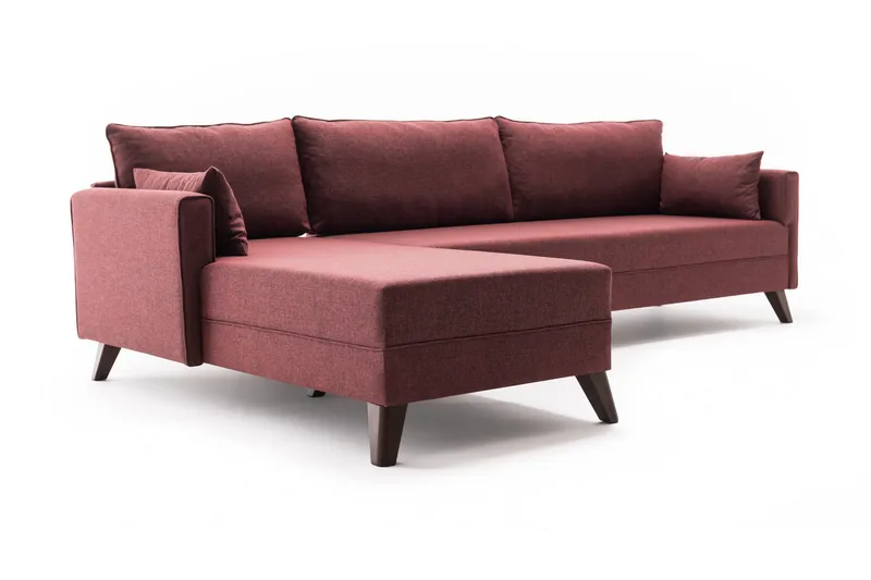 Antigua Divanbäddsoffa Vänster - Röd - Möbler - Soffa - Bäddsoffa