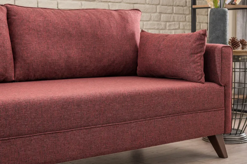 Antigua Divanbäddsoffa Vänster - Röd - Möbler - Soffa - Bäddsoffa