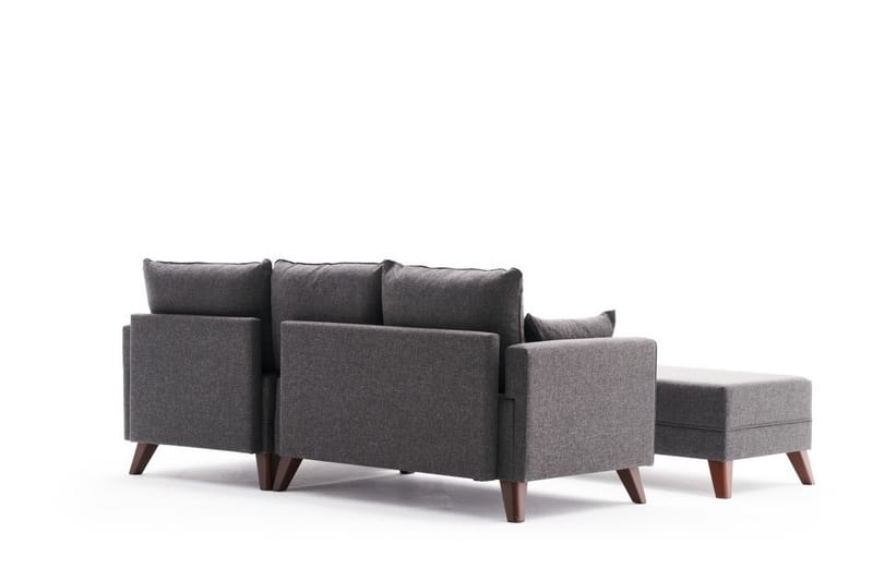 Antigua Mini Bäddsoffa med Divan Höger - Antracit/Brun - Möbler - Soffa - Bäddsoffa
