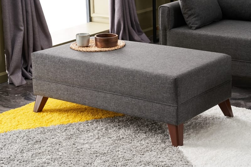 Antigua Mini Bäddsoffa med Divan Höger - Antracit/Brun - Möbler - Soffa - Bäddsoffa