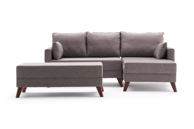 Antigua Mini Bäddsoffa med Divan Höger - Brun - Möbler - Soffa - Bäddsoffa