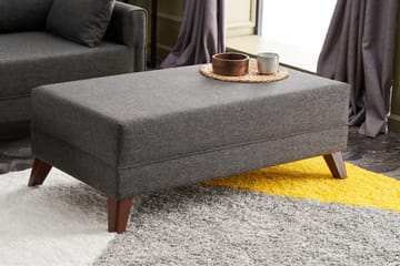 Antigua Mini Bäddsoffa med Divan Vänster - Antracit/Brun - Möbler - Soffa - Bäddsoffa