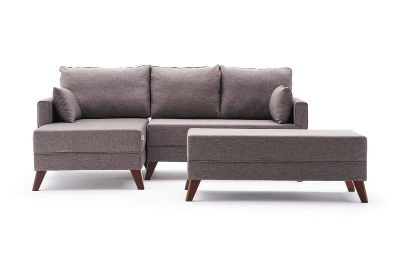 Antigua Mini Bäddsoffa med Divan Vänster - Brun - Möbler - Soffa - Bäddsoffa