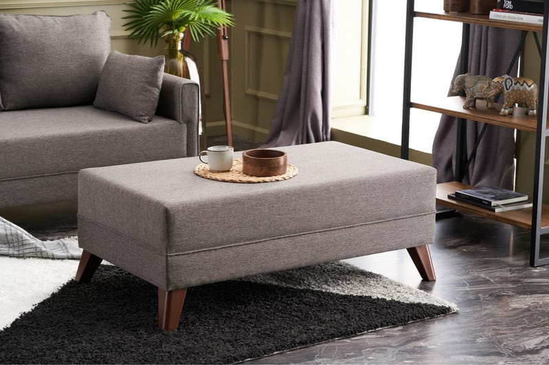 Antigua Mini Bäddsoffa med Divan Vänster - Brun - Möbler - Soffa - Bäddsoffa
