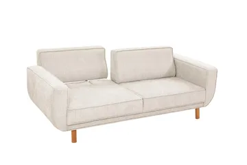 Austen 3-sits Bäddsoffa 66x189 cm i Tyg - Gräddvit - Möbler - Soffa - Bäddsoffa