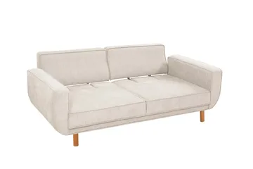 Austen 3-sits Bäddsoffa 66x189 cm i Tyg - Gräddvit - Möbler - Soffa - Bäddsoffa