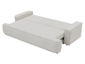 Avignon 3-sits Bäddsoffa 147x208 cm med Förvaring i Bouclé - Grå - Möbler - Soffa - Bäddsoffa