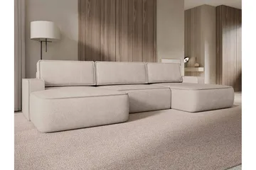 Avignon Bäddsoffa Dubbeldivan 5-sits - Beige - Möbler - Soffa - Bäddsoffa