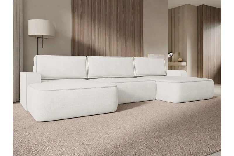 Avignon Bäddsoffa Dubbeldivan 5-sits - Vit - Möbler - Soffa - Bäddsoffa