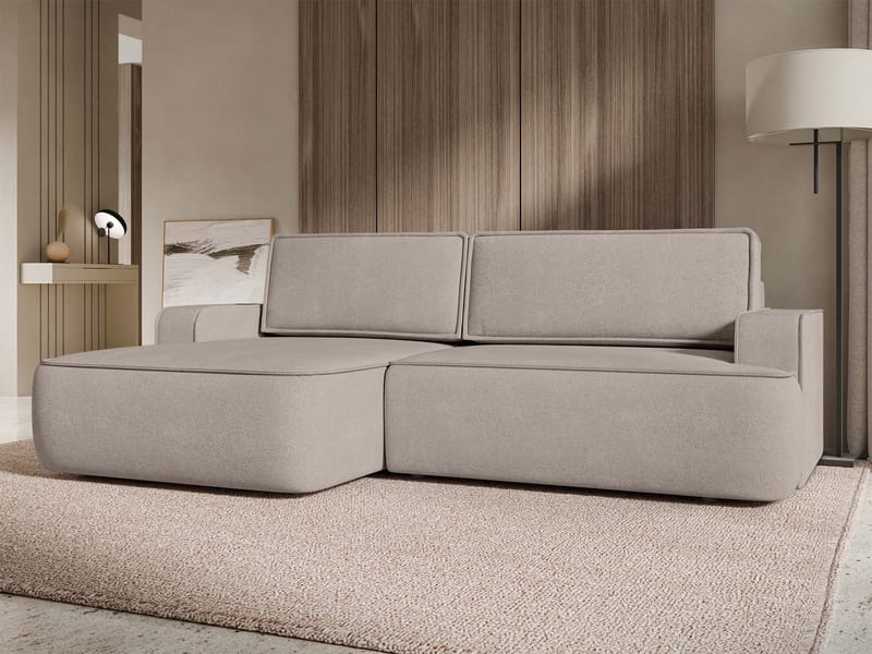 Avignon Bäddsoffa med Divan 3-sits - Beige - Möbler - Soffa - Bäddsoffa