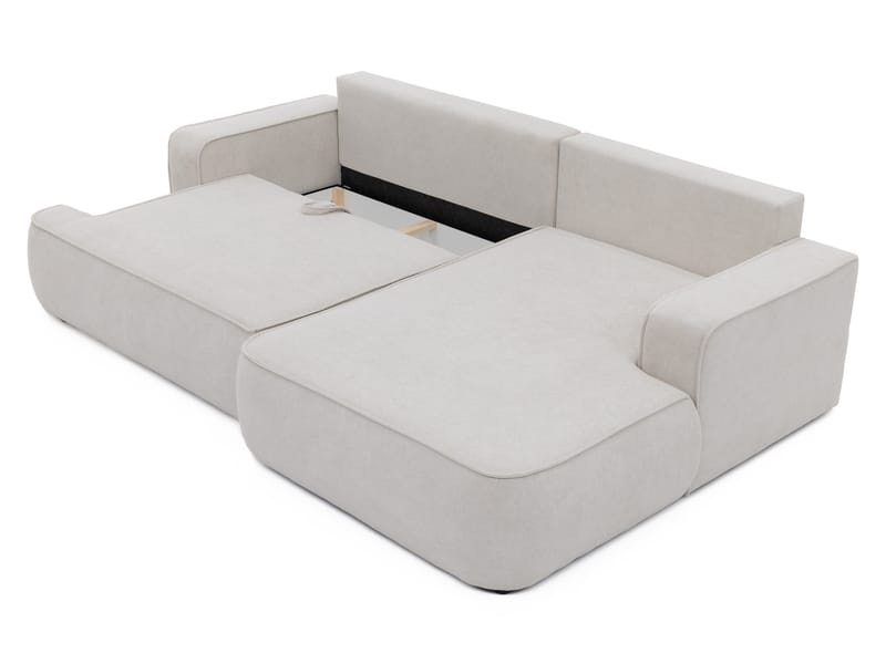 Avignon Bäddsoffa med Divan 3-sits - Grå - Möbler - Soffa - Bäddsoffa