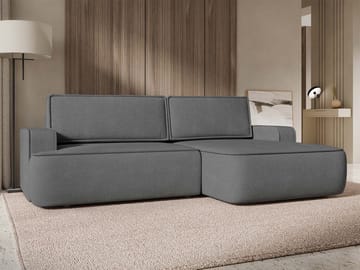 Avignon Bäddsoffa med Divan 3-sits - Grå - Möbler - Soffa - Bäddsoffa