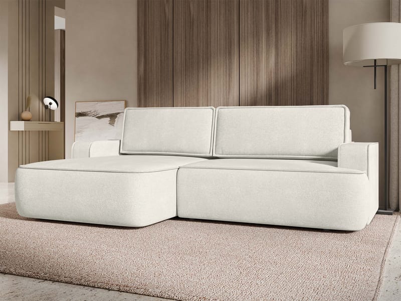 Avignon Bäddsoffa med Divan 3-sits - Vit - Möbler - Soffa - Bäddsoffa