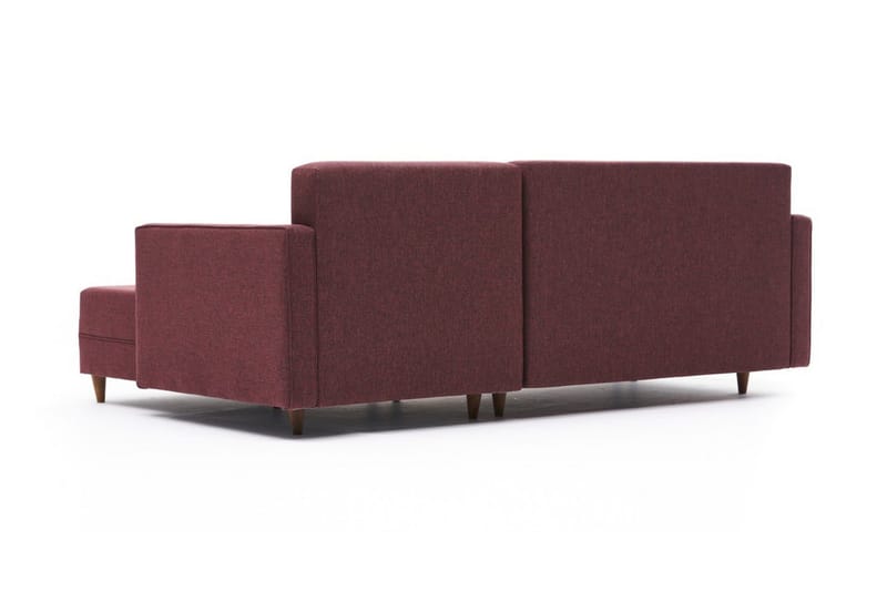 Aydama Bäddsoffa m. Divan 4-sits 192x135 - Röd - Möbler - Soffa - Bäddsoffa