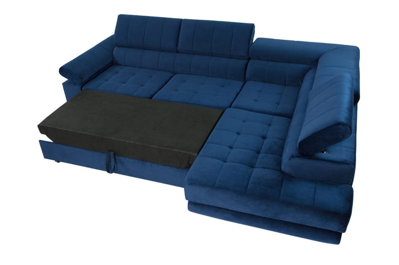 Azoulay Hörnsoffa Vänster - Mörkblå - Möbler - Soffa - Bäddsoffa