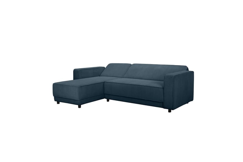 Bäddsoffa Allie Blå, Cordoroy, 82x229x154 cm - Blå, Cordoroy, 82x229x154 cm - Möbler - Soffa - Bäddsoffa