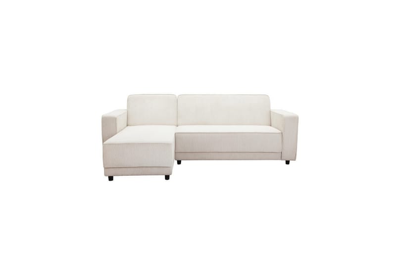 Bäddsoffa Allie Kräm, Cordoroy, 82x229x154 cm - Kräm, Cordoroy, 82x229x154 cm - Möbler - Soffa - Bäddsoffa