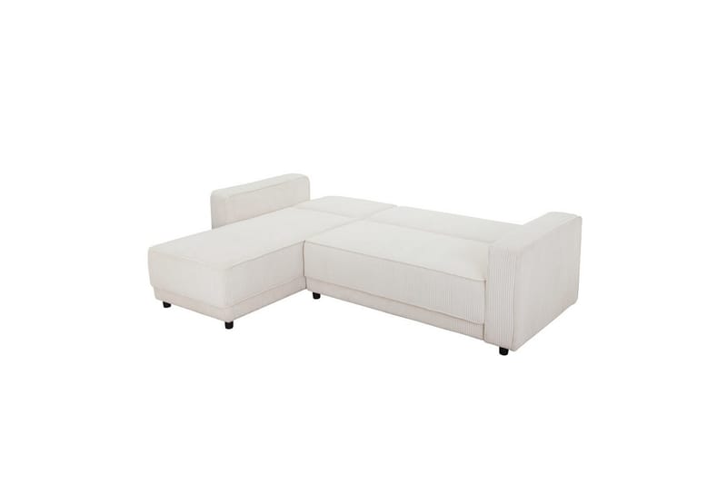 Bäddsoffa Allie Kräm, Cordoroy, 82x229x154 cm - Kräm, Cordoroy, 82x229x154 cm - Möbler - Soffa - Bäddsoffa