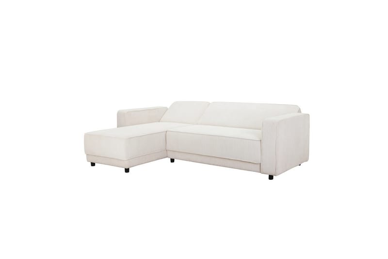 Bäddsoffa Allie Kräm, Cordoroy, 82x229x154 cm - Kräm, Cordoroy, 82x229x154 cm - Möbler - Soffa - Bäddsoffa