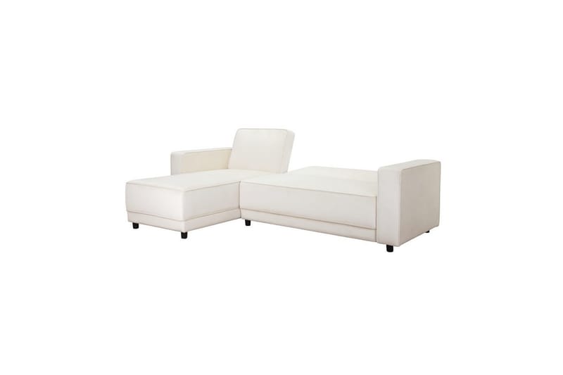Bäddsoffa Allie Kräm, Sammet, 82x229x154 cm - Kräm, Sammet, 82x229x154 cm - Möbler - Soffa - Bäddsoffa