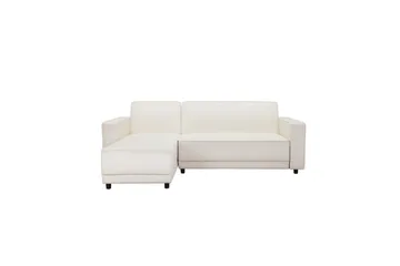 Bäddsoffa Allie Kräm, Sammet, 82x229x154 cm - Kräm, Sammet, 82x229x154 cm - Möbler - Soffa - Bäddsoffa