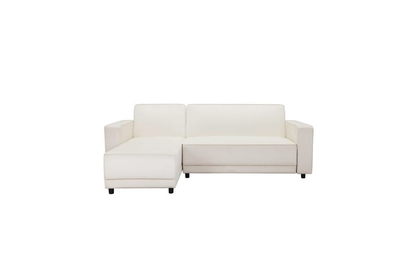 Bäddsoffa Allie Kräm, Sammet, 82x229x154 cm - Kräm, Sammet, 82x229x154 cm - Möbler - Soffa - Bäddsoffa