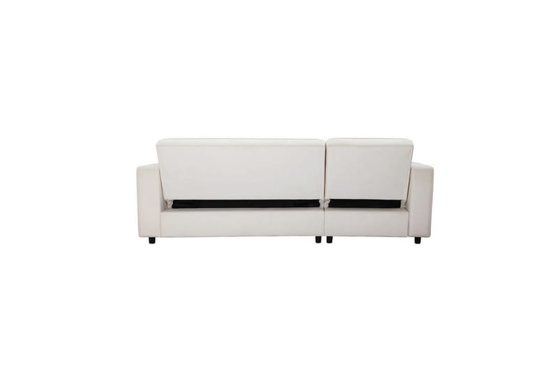 Bäddsoffa Allie Kräm, Sammet, 82x229x154 cm - Kräm, Sammet, 82x229x154 cm - Möbler - Soffa - Bäddsoffa