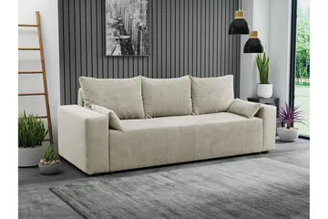 Bäddsoffa - Beige - Möbler - Soffa - Bäddsoffa