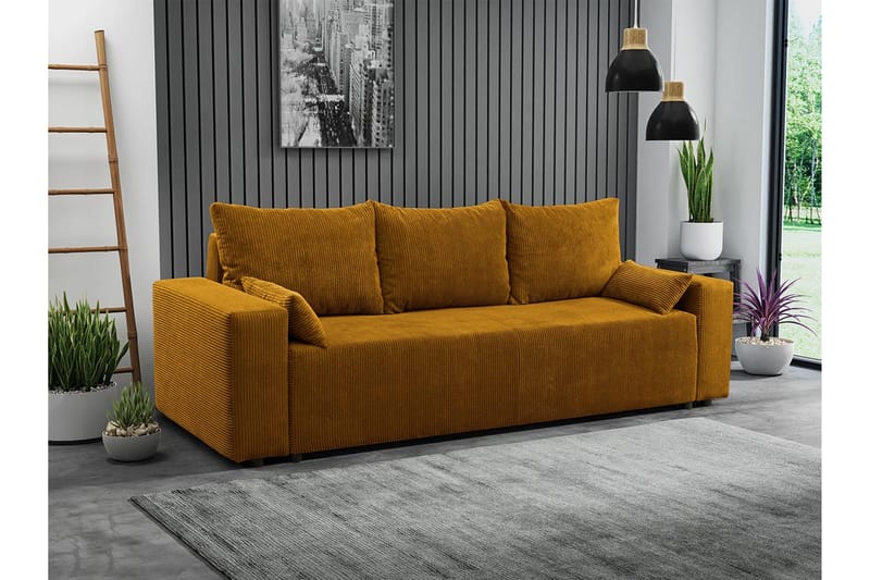 Bäddsoffa - Brun - Möbler - Soffa - Bäddsoffa