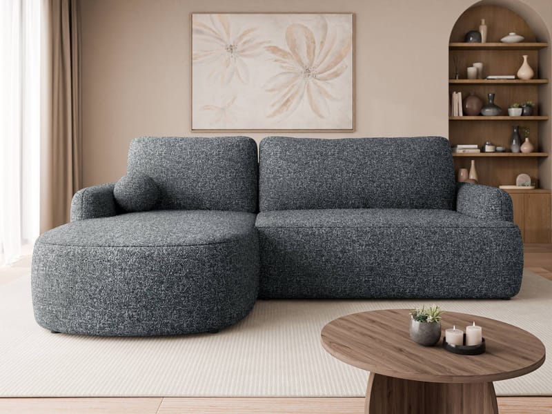 Branrel 3-sits Soffa med divan - grå - Möbler - Soffa - Bäddsoffa - Bäddsoffa divan