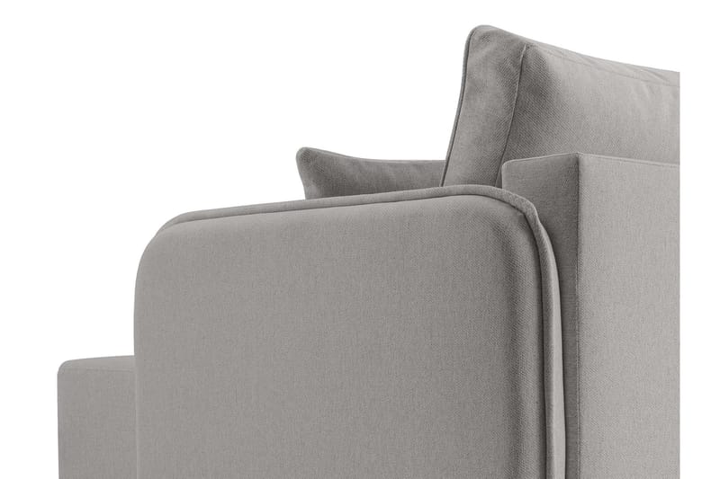Chandru Bäddsoffa med Divan 3-sits i Plysch - Gul - Möbler - Soffa - Bäddsoffa - Bäddsoffa divan