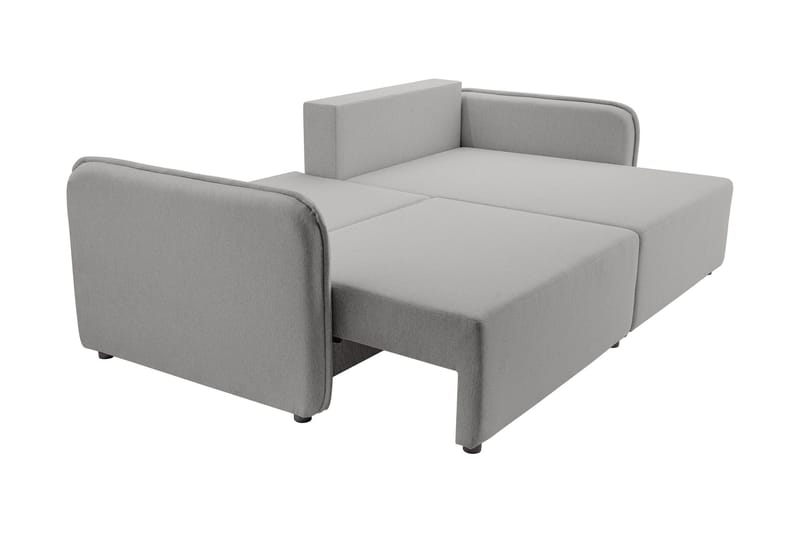 Chandru Bäddsoffa med Divan 3-sits i Plysch - Gul - Möbler - Soffa - Bäddsoffa - Bäddsoffa divan