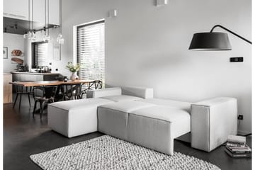 Kamli Bäddsoffa m. Divan med Förvaring - Blå - Möbler - Soffa - Bäddsoffa - Bäddsoffa divan
