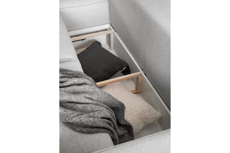 Kamli Bäddsoffa m. Divan med Förvaring - Turkos - Möbler - Soffa - Bäddsoffa - Bäddsoffa divan