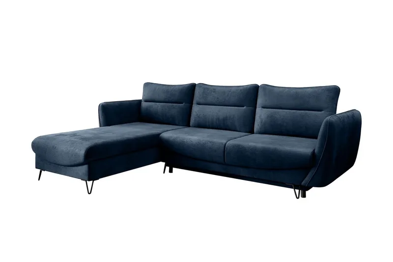 Lence Bäddsoffa m. Divan Förvaring, Mörkgrön
