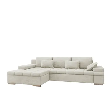 Naoma 4-sits Bäddsoffa divan vänster med förvaring