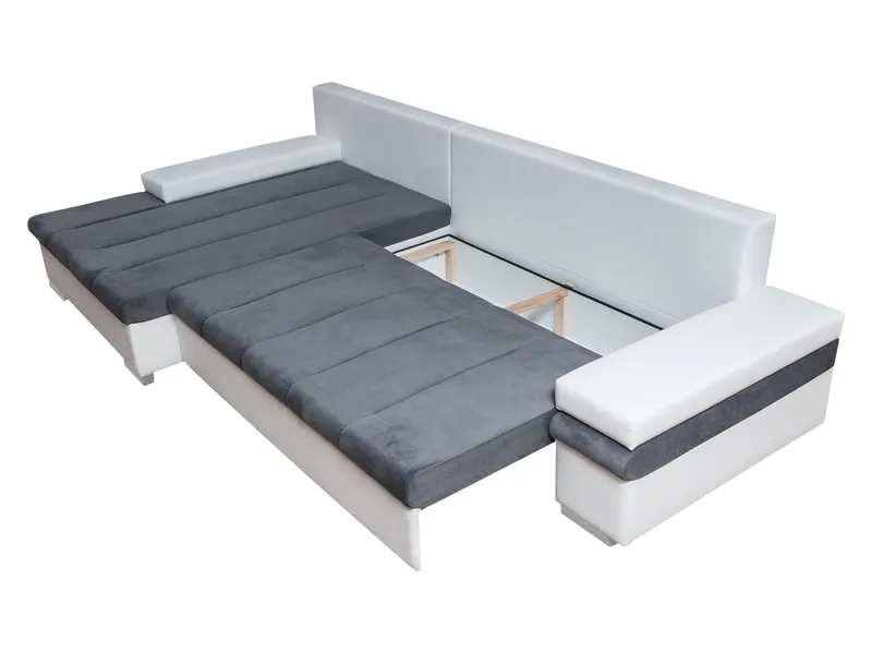 Naoma 4-sits Bäddsoffa divan vänster med förvaring - Möbler - Soffa - Bäddsoffa - Bäddsoffa divan