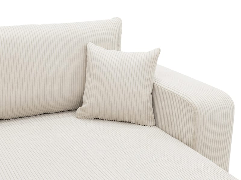 Pryda 4-sits Bäddsoffa divan vänster med förvaring - brun - Möbler - Soffa - Bäddsoffa - Bäddsoffa divan