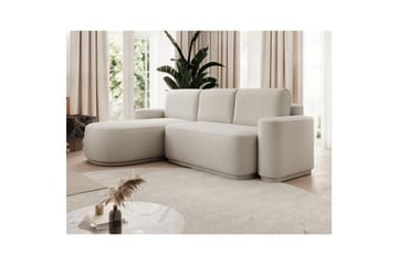 Sektionssoffa Eltap Aurumm 285x92x180 cm - Amore 01, Vit, Vänster - Möbler - Soffa - Bäddsoffa - Bäddsoffa divan