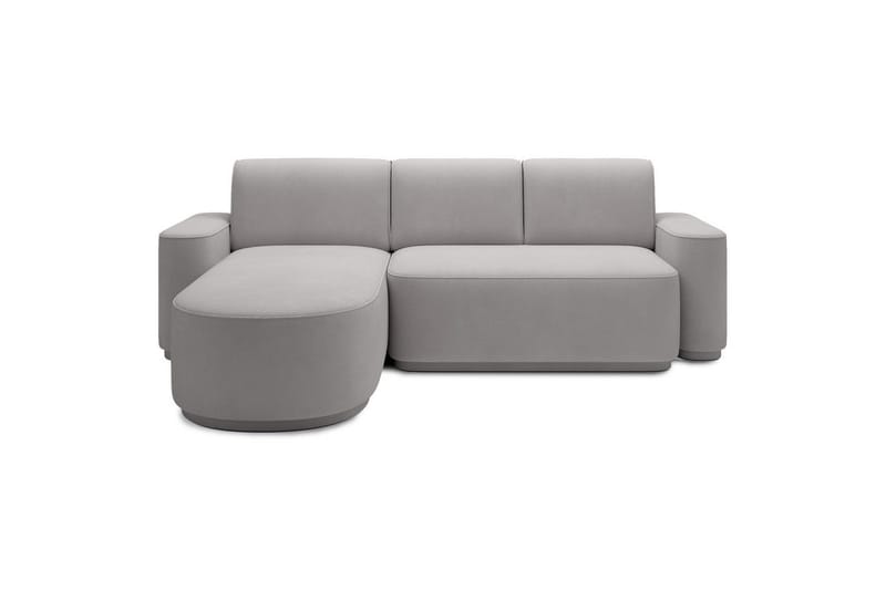 Sektionssoffa Eltap Aurumm 285x92x180 cm, Amore 03, Ljusgrå, Vänster
