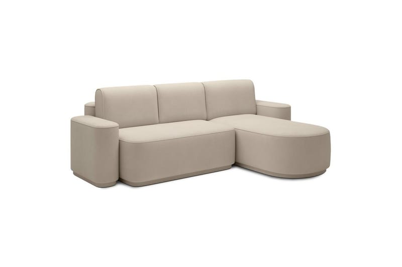 Sektionssoffa Eltap Aurumm 285x92x180 cm - Amore 18, Beige, Höger - Möbler - Soffa - Bäddsoffa - Bäddsoffa divan