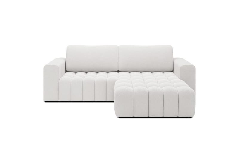 Sektionssoffa Eltap Bonett 250x175x92 cm, Jaffray 01, Vit, Höger