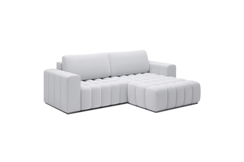 Sektionssoffa Eltap Bonett 250x175x92 cm - Solar 01, Vit, Höger - Möbler - Soffa - Bäddsoffa - Bäddsoffa divan